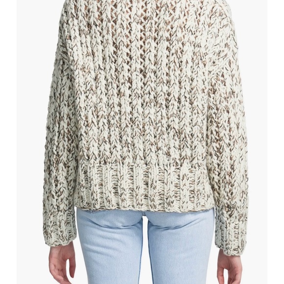 Theory Hand Knit Marled Wool Cashmere Blend Sweater, NWT, Size Small - Picture 2 of 7